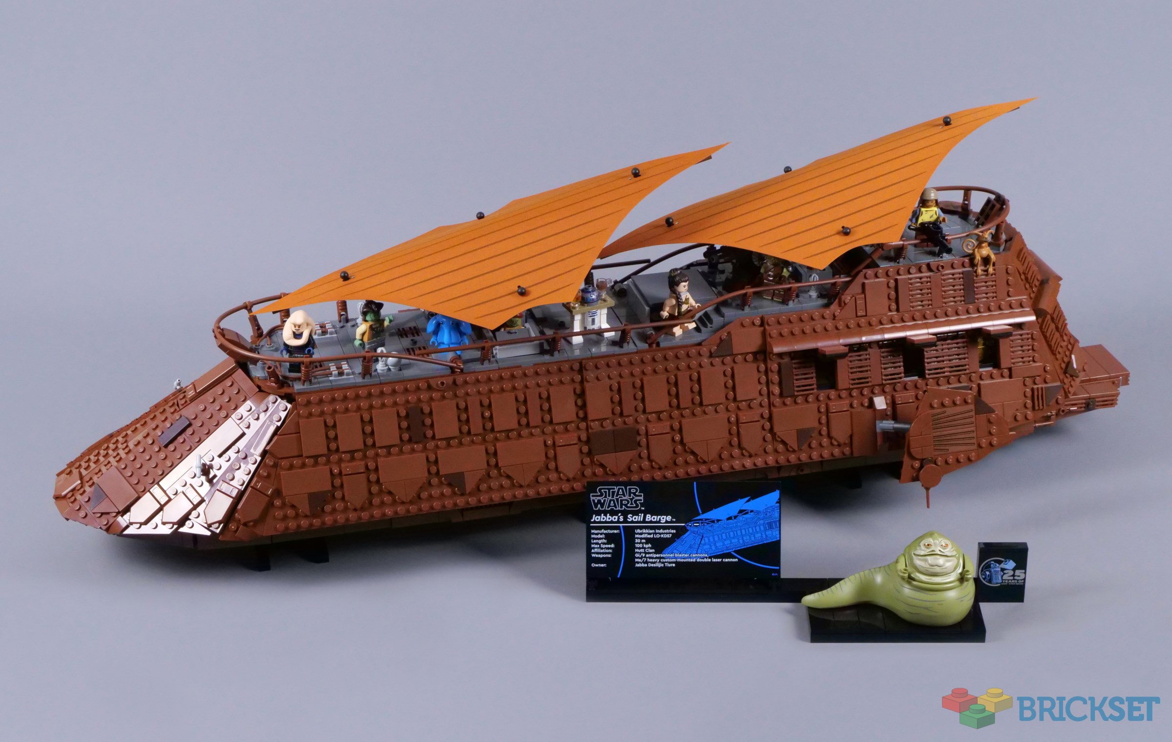 Return of The Jedi deals Jabba The Hutt Set - Custom Legos Set